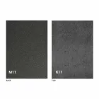 Metal Dining Table and Ceramic Top Made in Italy Design - Anaconda Viadurini