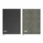 Metal Dining Table and Ceramic Top Made in Italy Design - Anaconda Viadurini