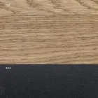 Dining Table in Masellato Plated Oak and Metal Made in Italy - Riad Viadurini