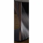 Modern Dining Table in Gres and Ash Wood Made in Italy - Croma Viadurini