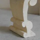 Traditional oval dining table and classic Aracne design crystal Viadurini