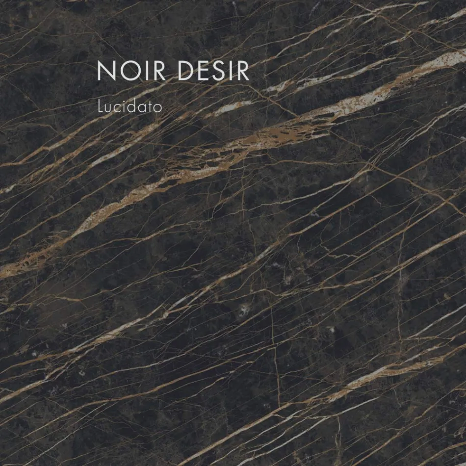 Oval Dining Table in Porcelain Stoneware and Metal Made in Italy - Emilio Viadurini