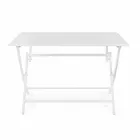 Outdoor Dining Table in Aluminum with Folding Structure - Hunt Viadurini