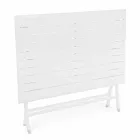 Outdoor Dining Table in Aluminum with Folding Structure - Hunt Viadurini