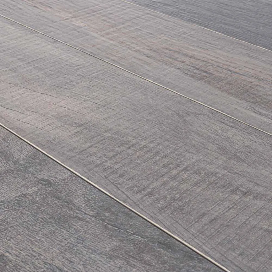 Outdoor Dining Table in Ceramic and Aluminum, Homemotion - Salem Viadurini