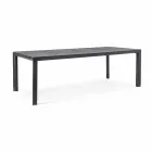Outdoor Dining Table in Ceramic and Aluminum, Homemotion - Salem Viadurini