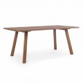 Outdoor Dining Table in Acacia Wood Oil Finish - Leonard