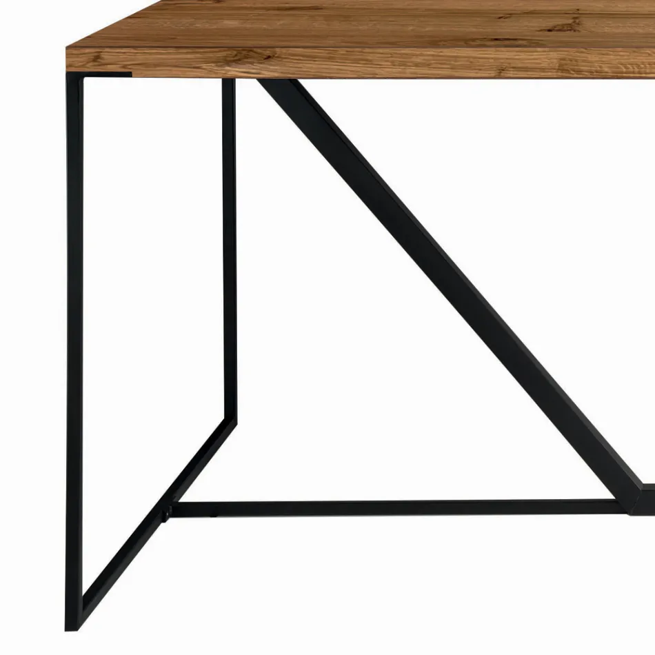 Dining Table Top in Solid Blockboard Made in Italy - Adelio Viadurini