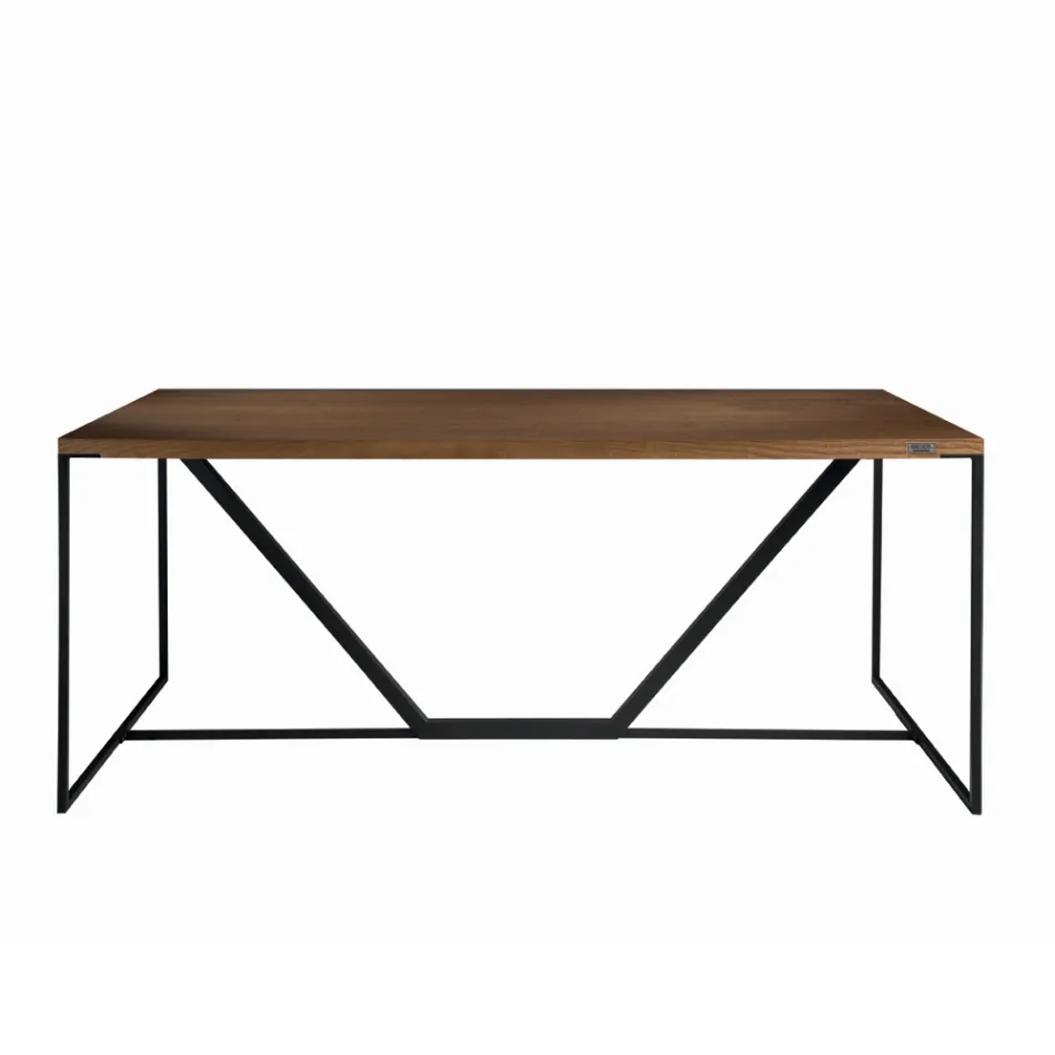 Dining Table Top in Solid Blockboard Made in Italy - Adelio Viadurini