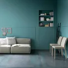 Modern Folding Dining Table in Wood and Metal Made in Italy - Menelao Viadurini