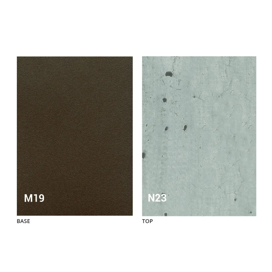 Modern Folding Dining Table in Wood and Metal Made in Italy - Menelao Viadurini