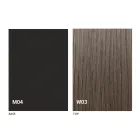 Round Extendable Dining Table with Wooden Top Made in Italy - Crodino Viadurini