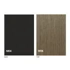 Round Extendable Dining Table with Wooden Top Made in Italy - Crodino Viadurini