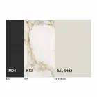 Round Extendable Dining Table in Laminam Ceramic Made in Italy - Lupetto Viadurini