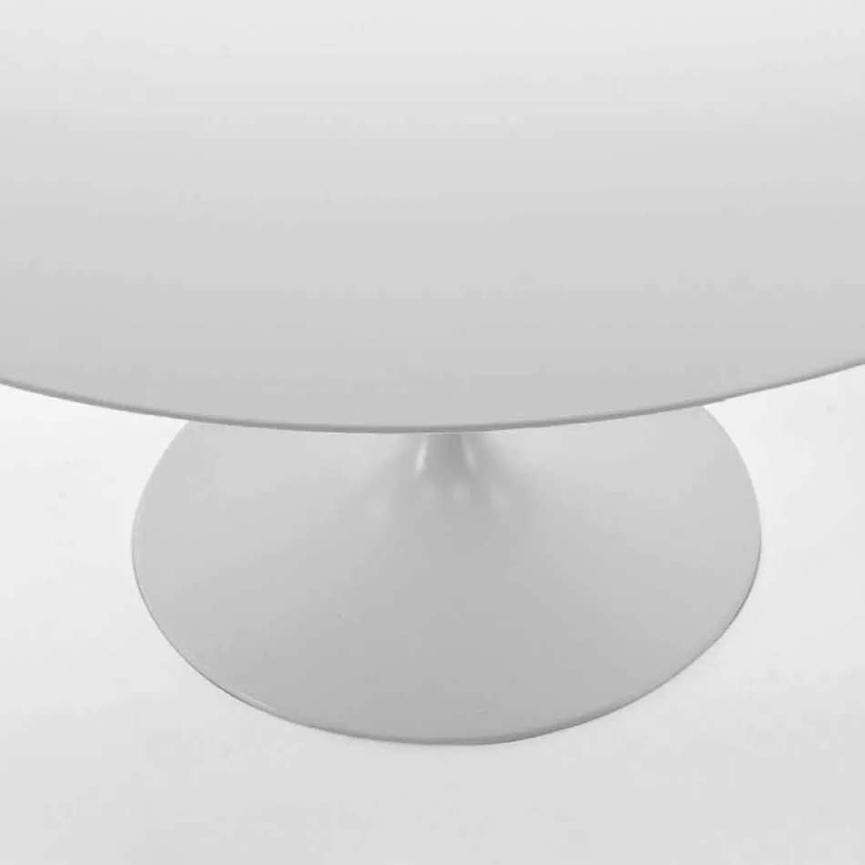 Round Dining Table with Laminate Top Made in Italy – Dollars Viadurini