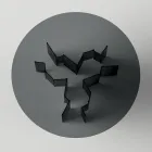 Round Dining Table in Extra-clear or Smoked Glass Made in Italy - Thommy Viadurini