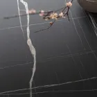 Round Dining Table Metal and Laminated Hpl Made in Italy - Bastiano Viadurini