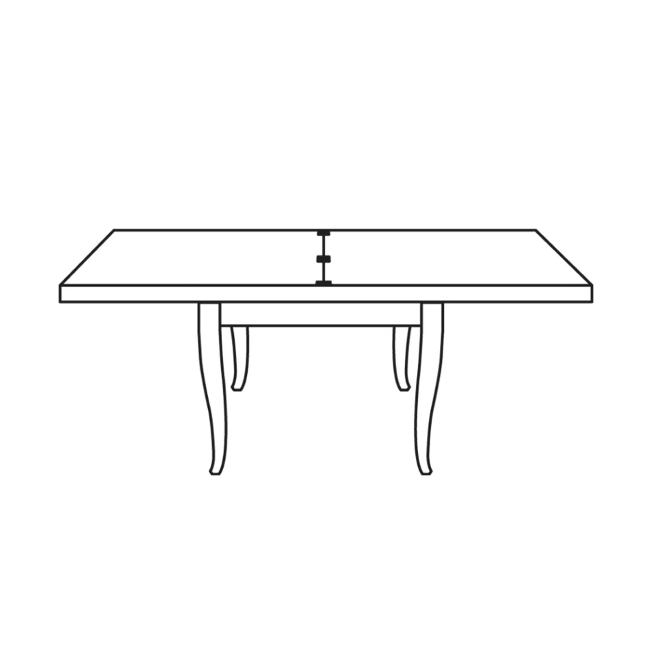 Living Room Table Extendable to 200 cm Made in Italy - Panas Viadurini
