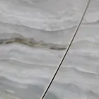 Extendable Living Room Table with Barrel-Shaped Top in Ceramic Made in Italy - Glasses Viadurini