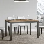 Design Table with Wooden Top Extendable up to 440 cm Made in Italy - Foxy Viadurini
