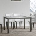 Design Table with Wooden Top Extendable up to 440 cm Made in Italy - Foxy