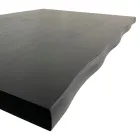 Design Table in Veneered Wood and Steel Made in Italy – Dalmata Viadurini