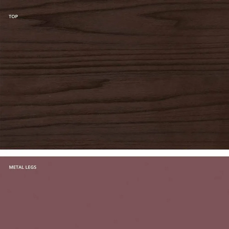 Modern extensible table made of made in Italy melamine wood, Wilmer Viadurini