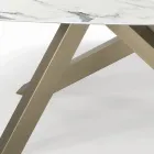 Fixed Barrel Table with Laminate Top Made in Italy - Settimmio Viadurini