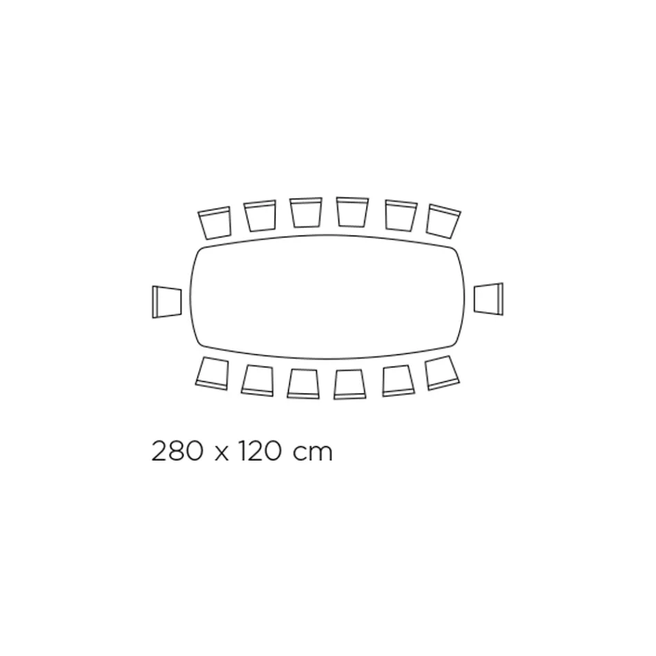 Fixed Table with Polished Silver Onyx Ceramic Top Made in Italy - Grotta Viadurini