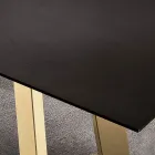 Fixed Dining Table with Veneered Wood Top Made in Italy - Tecna Viadurini