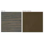 Fixed Living Room Table in Solid Wood with Central Pedestal - Luuk Viadurini