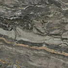 Fixed Rectangular Table in Steel and Ceramics Made in Italy - Trousers Viadurini