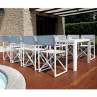 Garden Table Extendable to 240 cm with Aluminum Structure - Geoffroy Viadurini