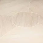 in brushed oak table with wax finish Andy Viadurini