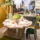 in brushed oak table with wax finish Andy Viadurini