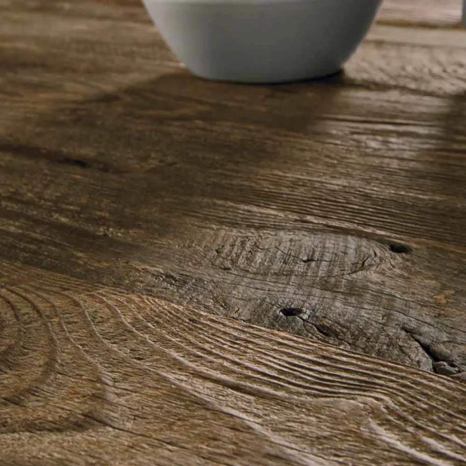 Design solid wood table made in Italy Zerba Viadurini