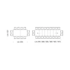 Extendable Melamine Wooden Table up to 470 cm Made in Italy – Gordito Viadurini