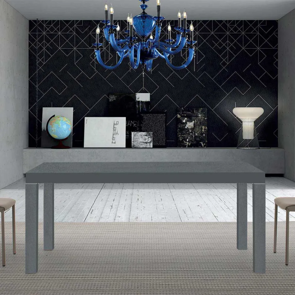 Extendable Melamine Wooden Table up to 470 cm Made in Italy – Gordito Viadurini