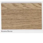 Table in Veneered Knotted Oak and Metal Legs Made in Italy - Vicente Viadurini