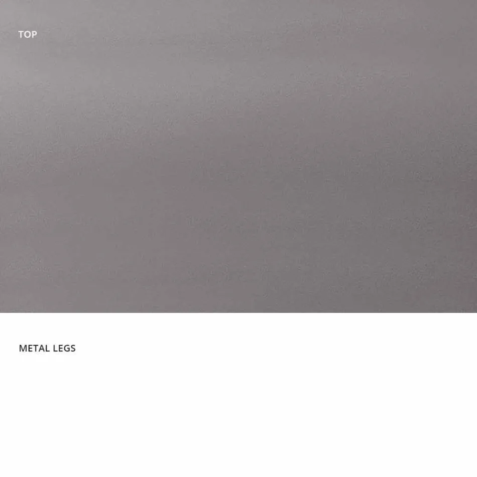 Tempered glass table of modern design produced in Italy, Clark Viadurini