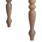 Indoor Table with Oak Top and Legs Made in Italy - Geolier Viadurini