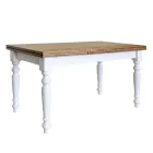 Extendable Living Table in Nordic Fir Made in Italy - Benidorm Viadurini