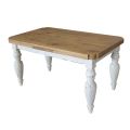Extendable Living Table in Oak with Shaped Corners Made in Italy - Rafael