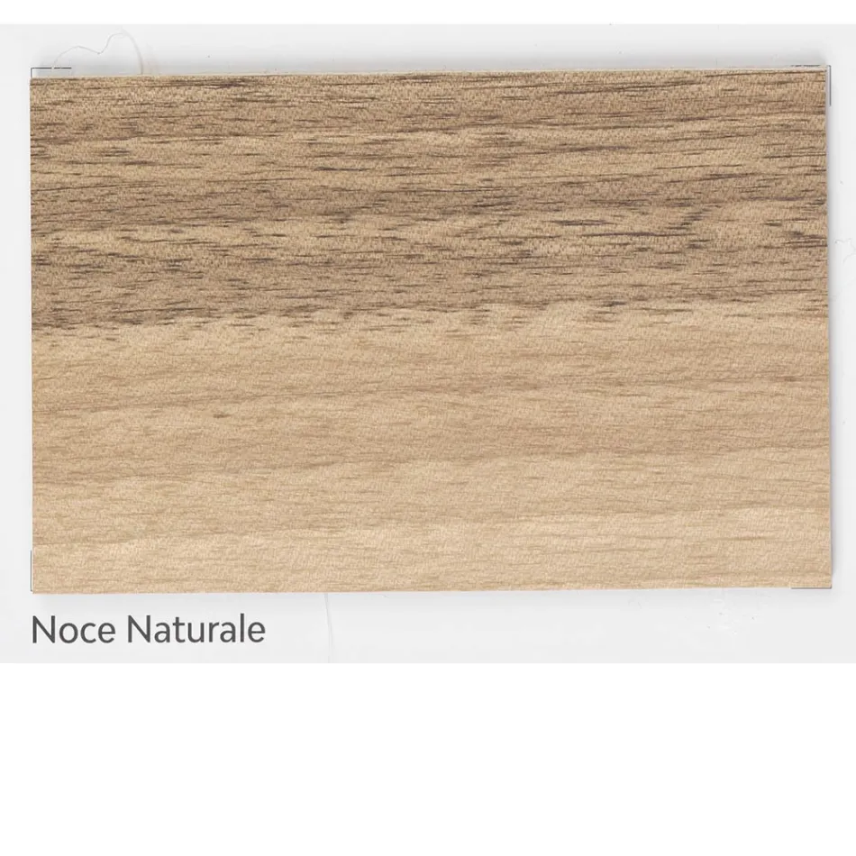 Living Table in Real Solid Knotted Walnut Made in Italy - Boromir Viadurini