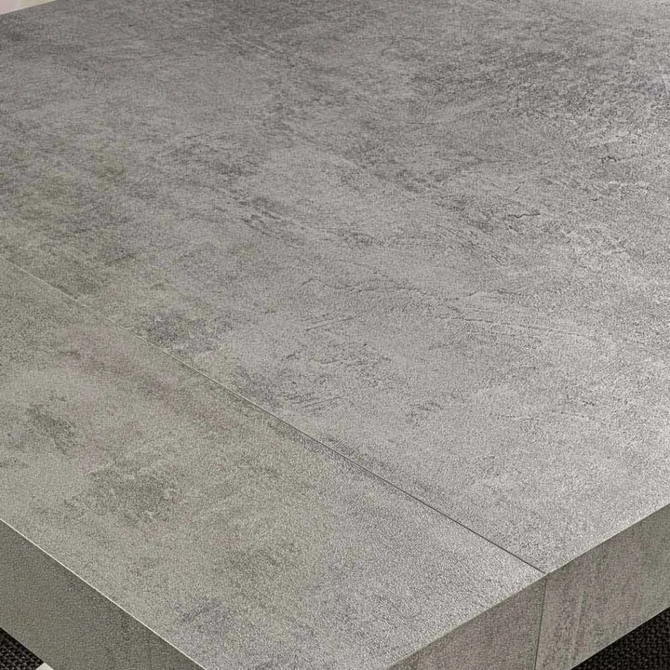 Modern Extendable Table Up to 260/280 cm in Wood and Metal - Teramo Viadurini