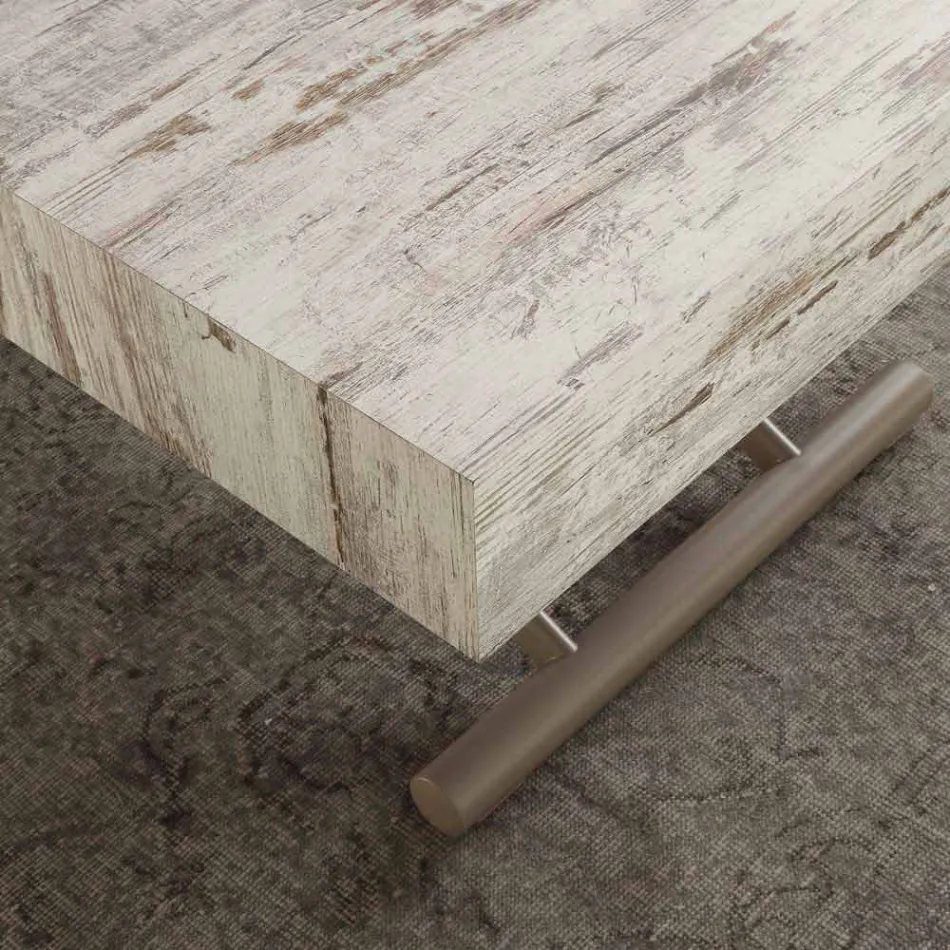 Extendable table or coffee table with Palau melamine top Viadurini