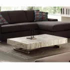Extendable table or coffee table with Palau melamine top Viadurini
