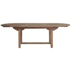 Oval Outdoor Table Extendable to 240 cm Made of Teak - Ivy Viadurini