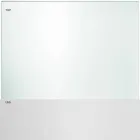 Table Top in Extra-clear Glass and Metal Legs 3 Finishes 4 Sizes - Speck Viadurini