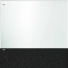 Table Top in Extra-clear Glass and Metal Legs 3 Finishes 4 Sizes - Speck Viadurini